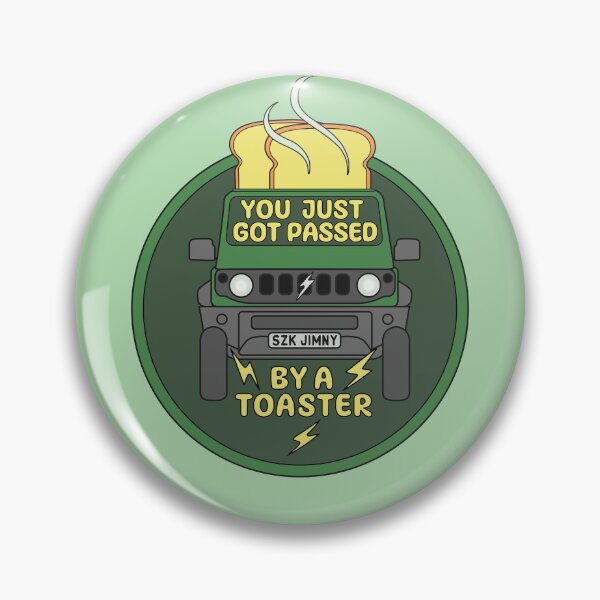 Item preview, Jungle Green Jimny Funny Toaster Power designed and sold by stoicjimny.