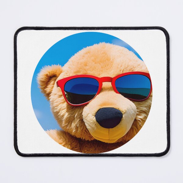 Item preview, Dank Teddy Bear in Sunglasses designed and sold by radikaldezignz.