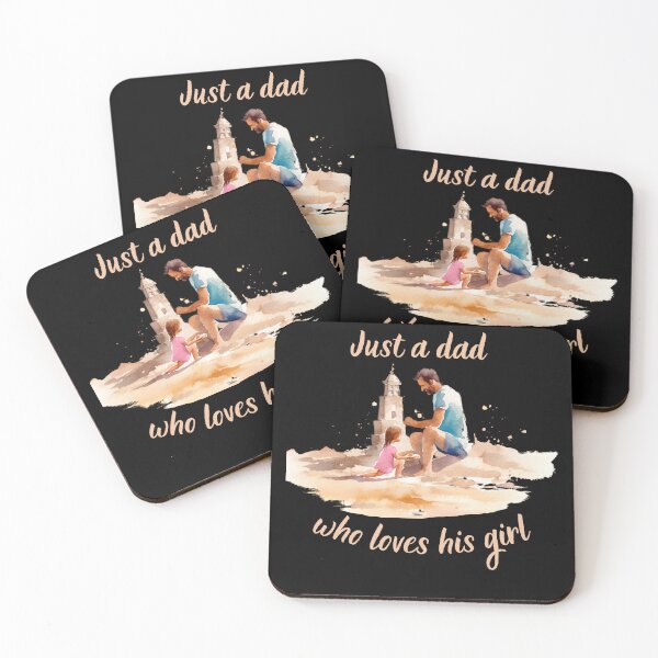 Item preview, Just A Dad Who Loves His Girl - Father's Day Gift designed and sold by Dominika Bednarska.