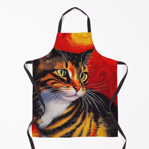 Item preview, Colorful painting of a cat designed and sold by rolffimages.