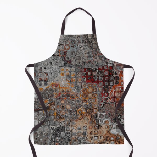 Item preview, Pebble Dashed Abstract Pattern in Grey and Red designed and sold by Trevor Hirst.