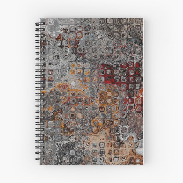 Item preview, Pebble Dashed Abstract Pattern in Grey and Red designed and sold by Trevor Hirst.