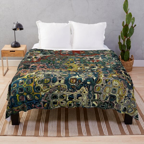 Item preview, Deep Coloured Pebble Tiled Abstract Pattern designed and sold by Trevor Hirst.