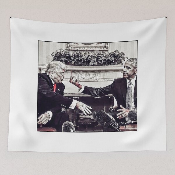 Item preview, Obama flicks off Trump designed and sold by metropol.