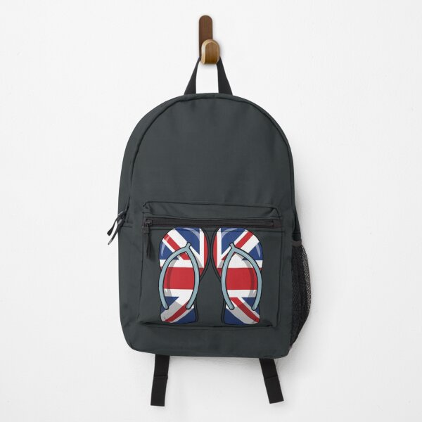 Item preview, Great Britain flag on flip flop summer sandals  designed and sold by Donutlovers.