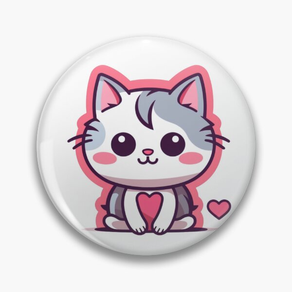 Item preview, Cute Cat Valentines Day Stickers designed and sold by SuccessSK.