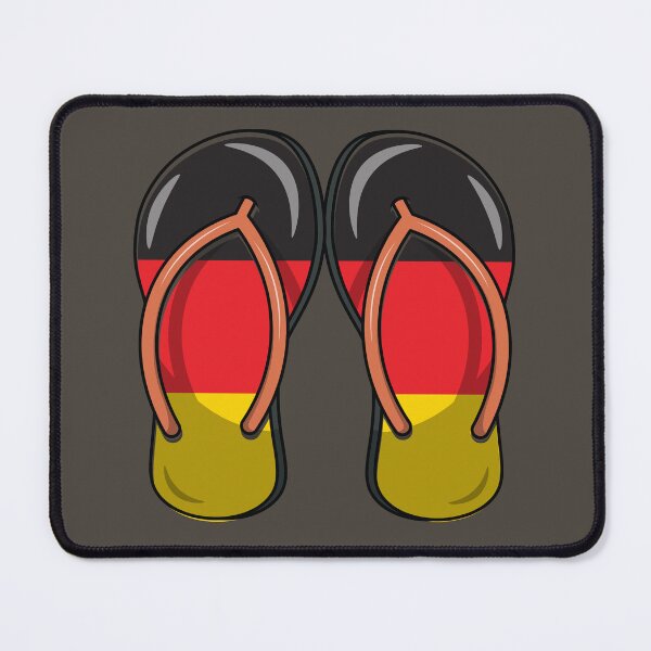 Item preview, German flag on flip flop sandals  designed and sold by Donutlovers.