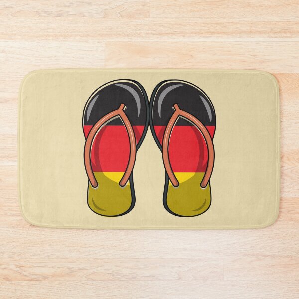 Item preview, German flag on flip flop sandals  designed and sold by Donutlovers.