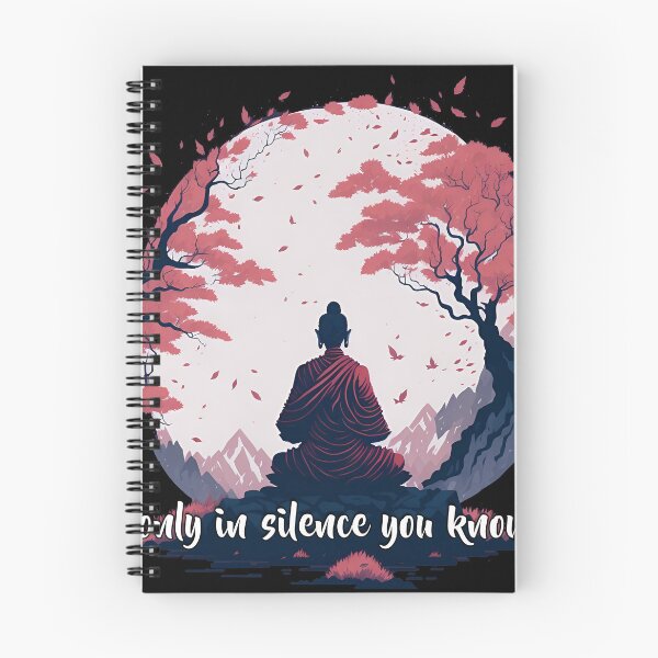 Item preview, Only in Silence Buddha designed and sold by ZenStickConcept.