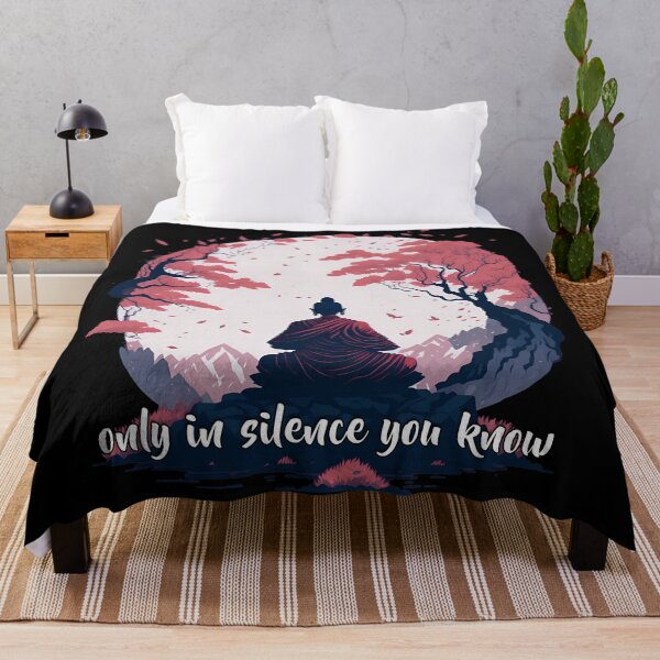 Item preview, Only in Silence Buddha designed and sold by ZenStickConcept.