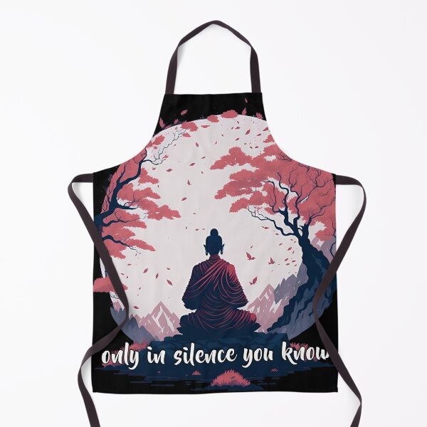 Item preview, Only in Silence Buddha designed and sold by ZenStickConcept.