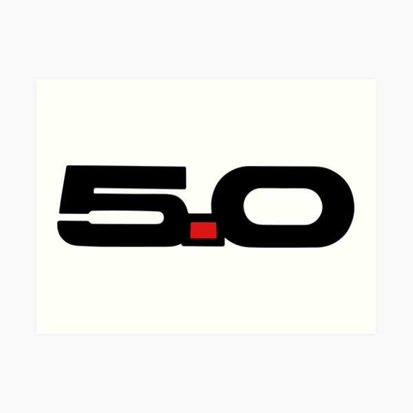 5.0 Coyote Engine S550 Stang Art Print