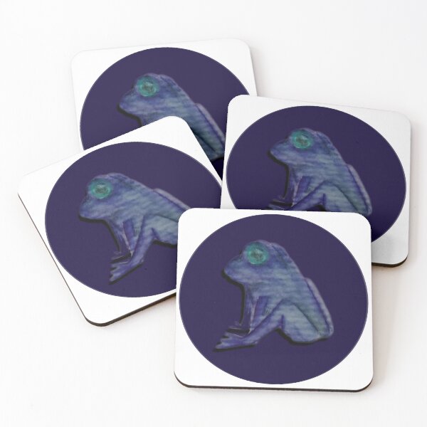 Item preview, Blue Frog - watercolor pop art  designed and sold by JewelsNova.