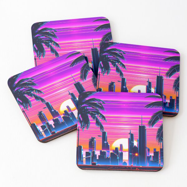 Item preview, Synthwave Art Retro Futuristic Art 016 designed and sold by tpixx.