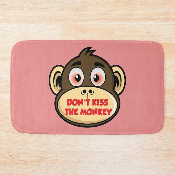 Item preview, Dont kiss the monkey designed and sold by Donutlovers.