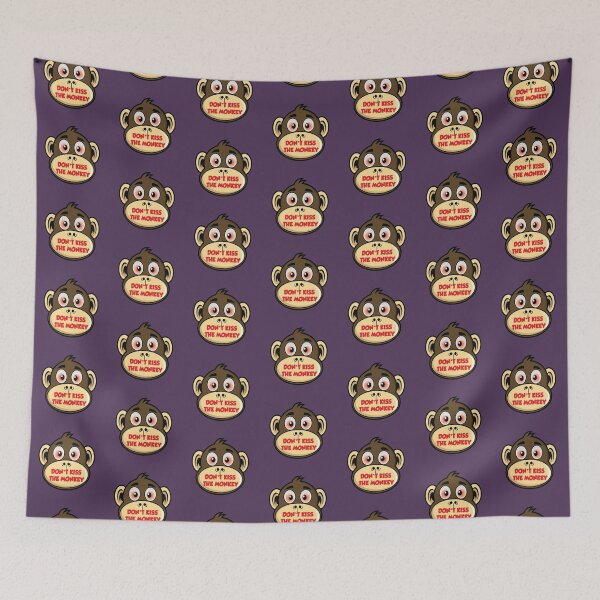 Item preview, Dont kiss the monkey designed and sold by Donutlovers.