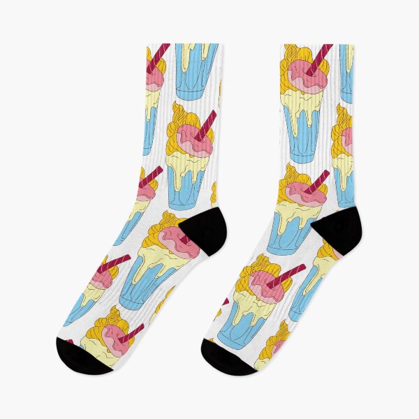 Item preview, A milkshake with a strawberry and ice cream cone. designed and sold by Innamalinka.