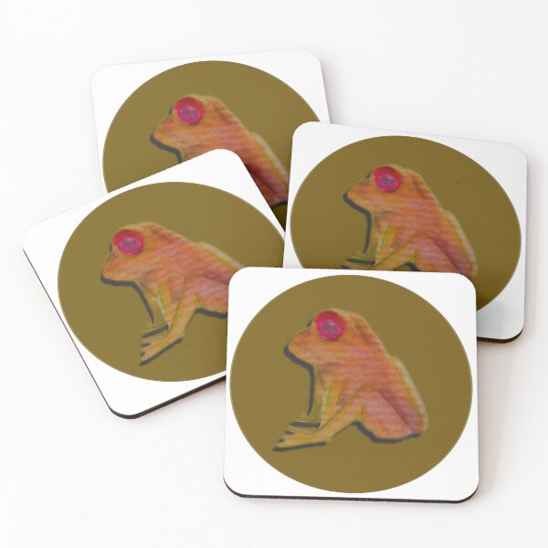 Item preview, Orange Frog - watercolor pop art  designed and sold by JewelsNova.