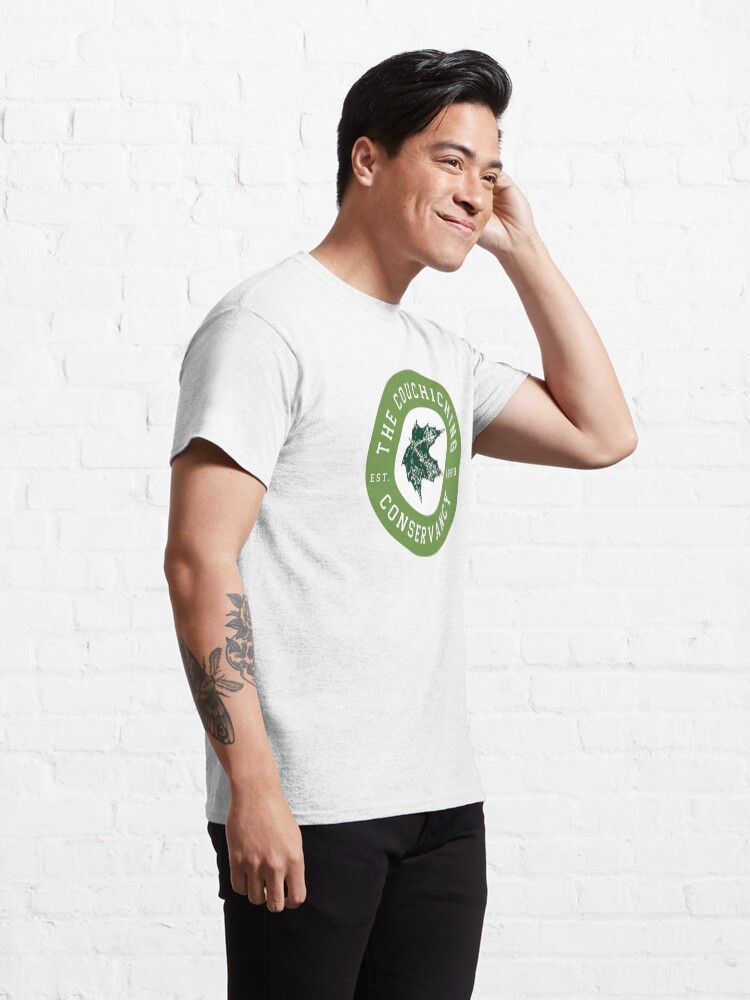 Thumbnail 5 of 7, Classic T-Shirt, Couchiching Conservancy Green Circle Design designed and sold by Couchiching Conservancy.