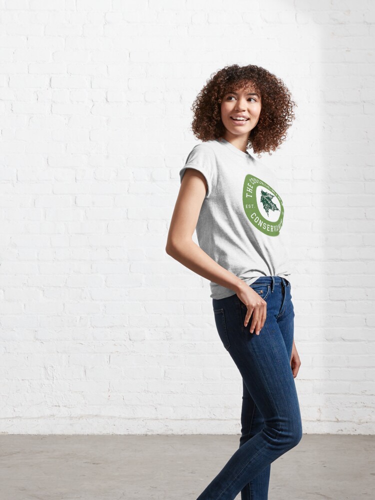 Thumbnail 6 of 7, Classic T-Shirt, Couchiching Conservancy Green Circle Design designed and sold by Couchiching Conservancy.