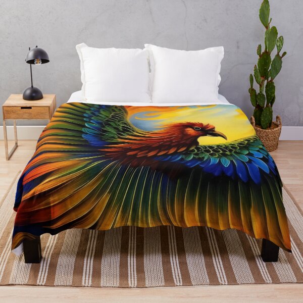 Item preview, Flying Phoenix, impasto, Ai Generated Art  designed and sold by ACC .