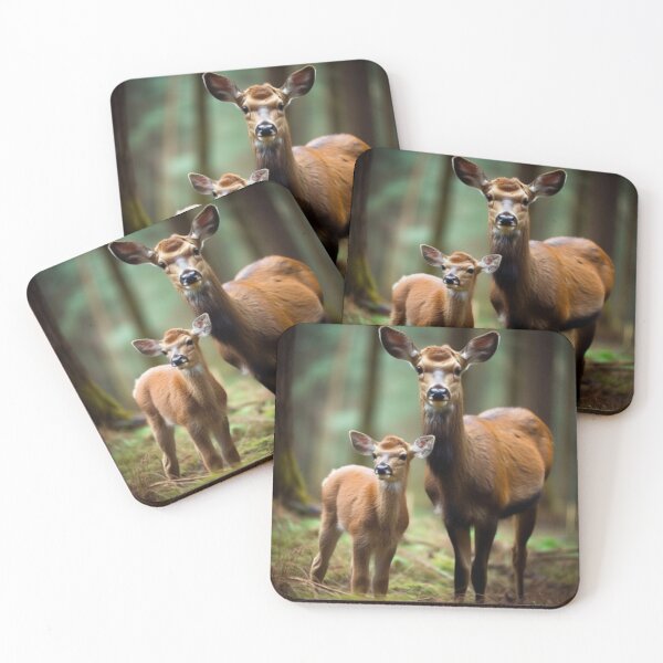 Item preview, cow elk with her calf  designed and sold by Wyokid.