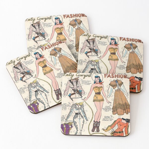 Item preview, Katy Cowgirl Fashions (1956) - Vintage Paper Doll designed and sold by SALON DES ARTS.