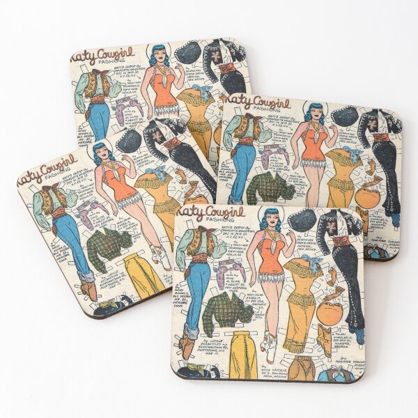 Item preview, Katy Cowgirl Fashions (1955) - Vintage Paper Doll designed and sold by SALON DES ARTS.