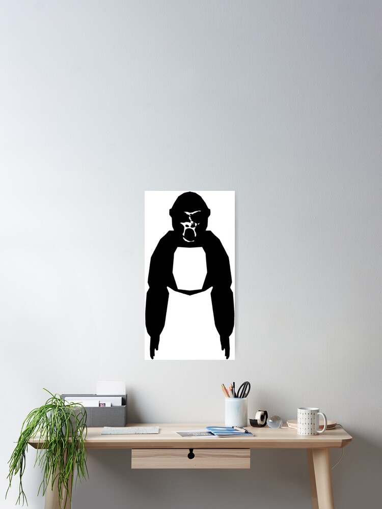 Creepy Scary Gorilla Tag Ghost Sticker for Sale by ContTraders