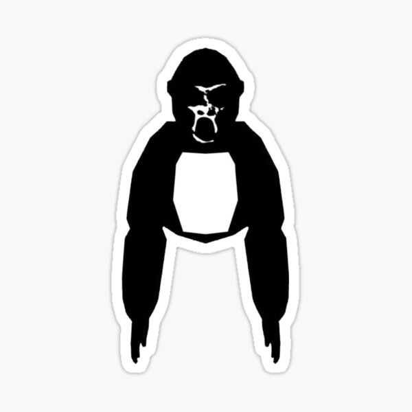 Creepy Scary Gorilla Tag Ghost Sticker for Sale by ContTraders