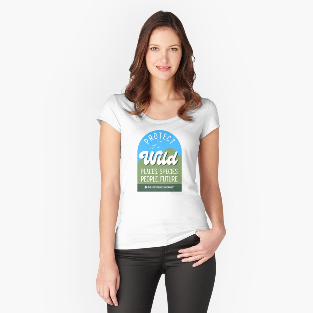 Item preview, Fitted Scoop T-Shirt designed and sold by CouchConserv.