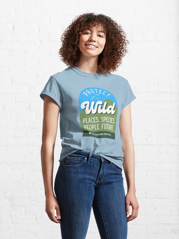 Thumbnail 4 of 7, Classic T-Shirt, Protect the Wild designed and sold by Couchiching Conservancy.