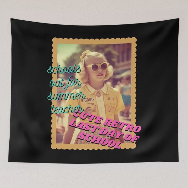 Item preview, Schools Out For Summer Teacher Cute Retro Funny Gifts designed and sold by predoks.