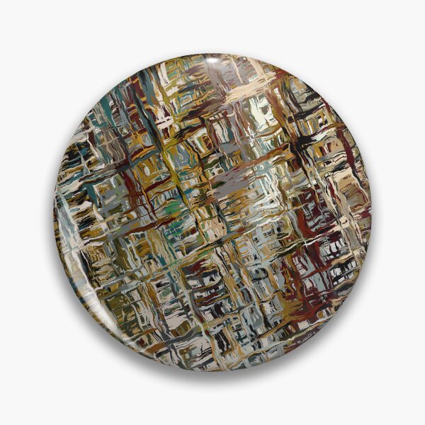 Item preview, Gold Brown & Cream Coloured Crosshatch Abstract Pattern designed and sold by Trevor Hirst.