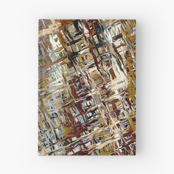 Item preview, Gold Brown & Cream Coloured Crosshatch Abstract Pattern designed and sold by Trevor Hirst.