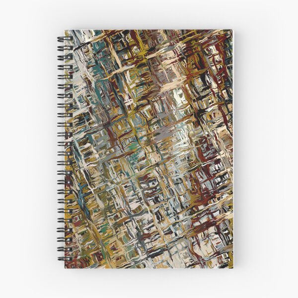 Item preview, Gold Brown & Cream Coloured Crosshatch Abstract Pattern designed and sold by Trevor Hirst.