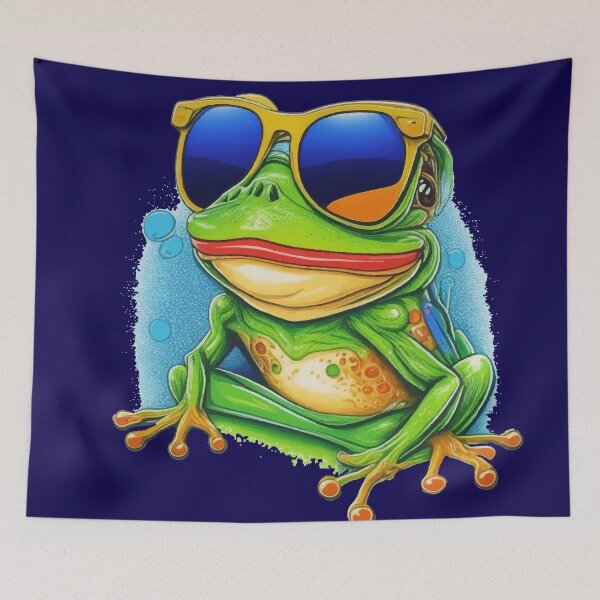 Item preview, A special gift for frog lovers designed and sold by Koloraist.