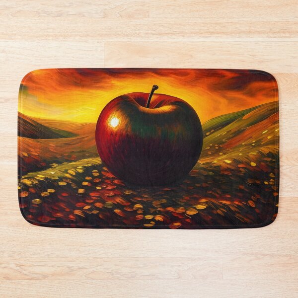 Item preview, Rustic Apple, impasto, Ai Generated Art  designed and sold by ACC .