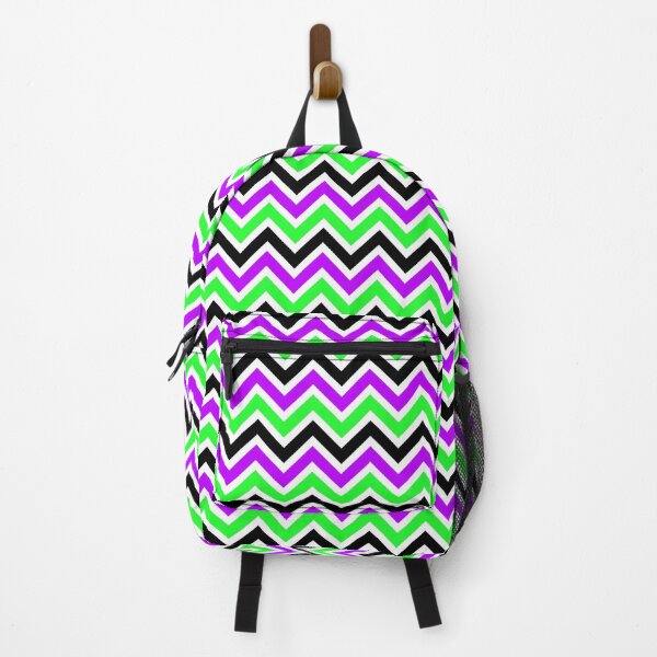 Item preview, Purple Green Chevron Pattern designed and sold by Aetherier.