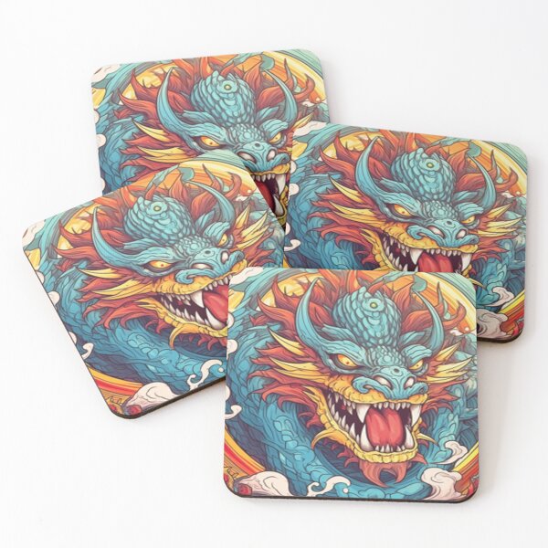 Item preview, Fiery Dragon Mandala - Coloring Page for Adults designed and sold by THASSON.