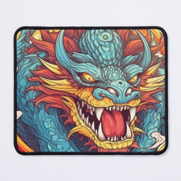 Item preview, Fiery Dragon Mandala - Coloring Page for Adults designed and sold by THASSON.