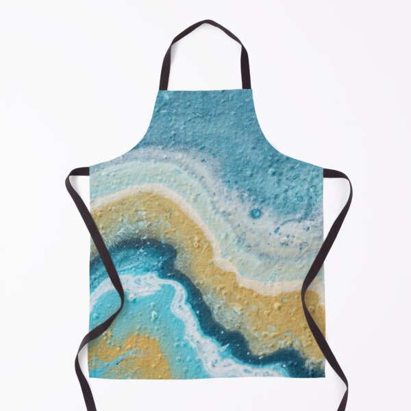 Item preview, Abstract background with light blue and yellow acrylic paint designed and sold by MTShoppingLine.