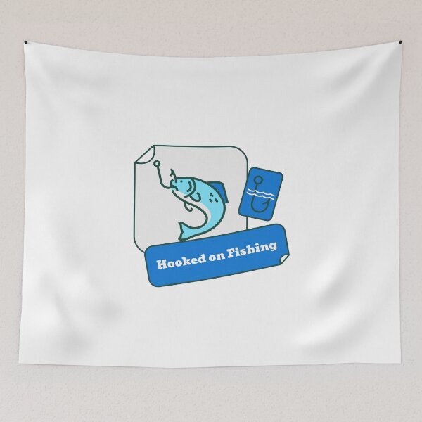 Item preview, Hooked on Fishing designed and sold by Abstractbyreyno.