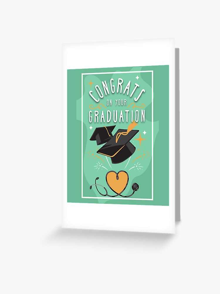 Congratulations Nursing Graduate Greeting Card