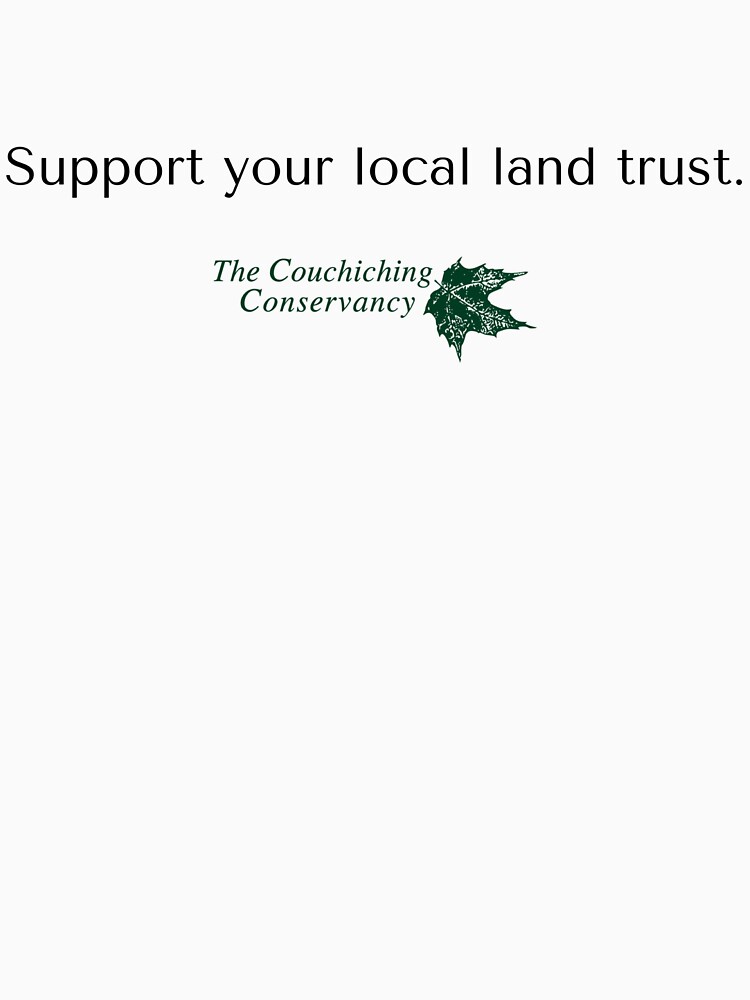 Thumbnail 7 of 7, Classic T-Shirt, Support your local land trust designed and sold by Couchiching Conservancy.