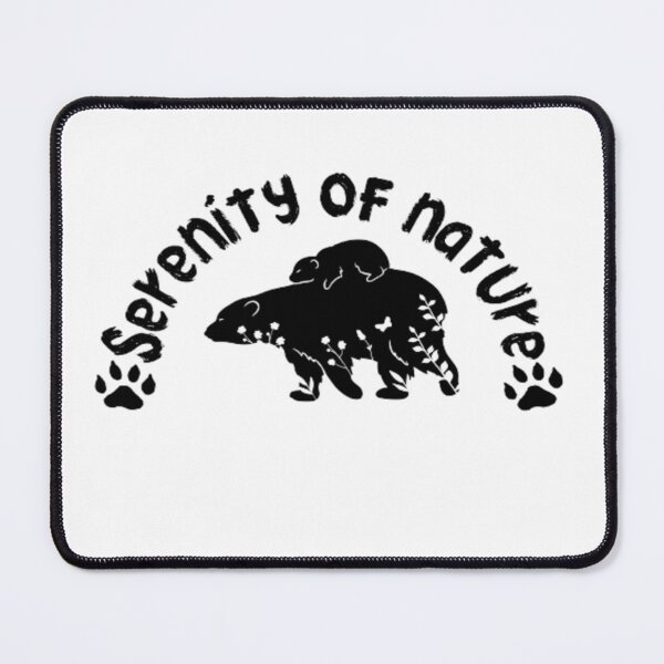 Item preview, Serenity of nature - Serenity bear designed and sold by AnimalWorldArtt.
