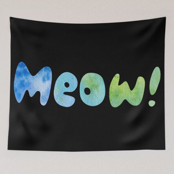 Item preview, Meow Text Design 2 designed and sold by Harsh  Katariya.