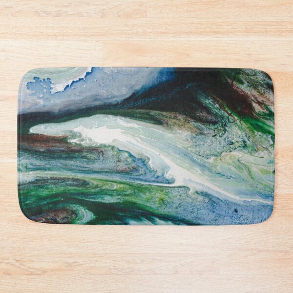 Item preview, Abstract Oil color paint splatter on ground designed and sold by MTShoppingLine.
