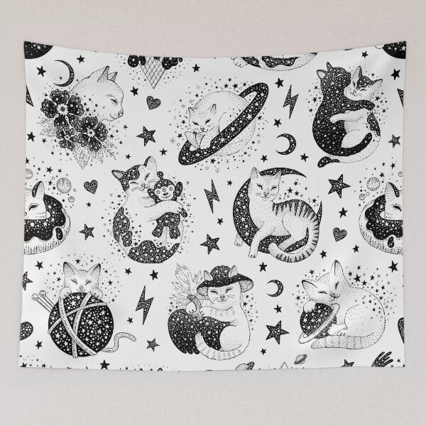 Item preview, Meowcrobiology Pattern designed and sold by Harsh  Katariya.