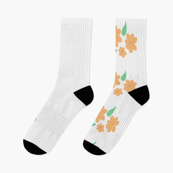 Item preview, Cute Pastel Orange Flower Leaf Design designed and sold by MagicallyStagey.